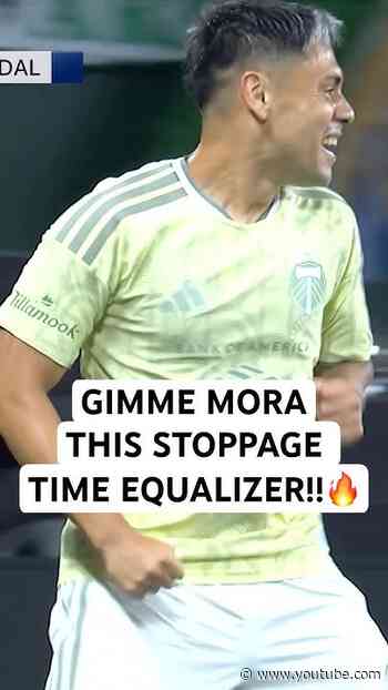 Felipe Mora EQUALIZES🚨 IN STOPPAGE TIME!!