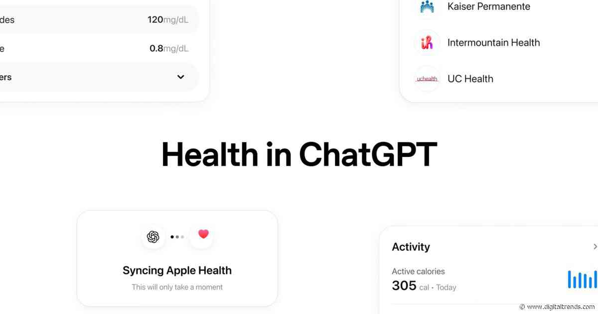 ChatGPT can now connect to your Apple Health data to give more personalized health answers