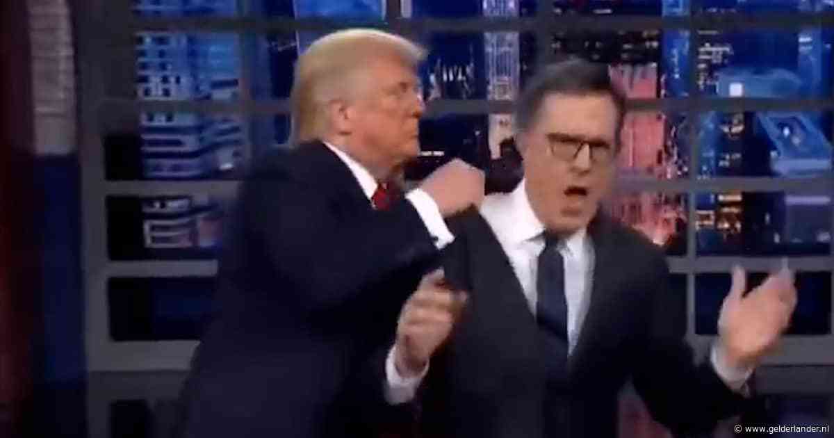 Komiek Jimmy Kimmel bedankt CBS voor hoge kijkcijfers na ontslag Colbert