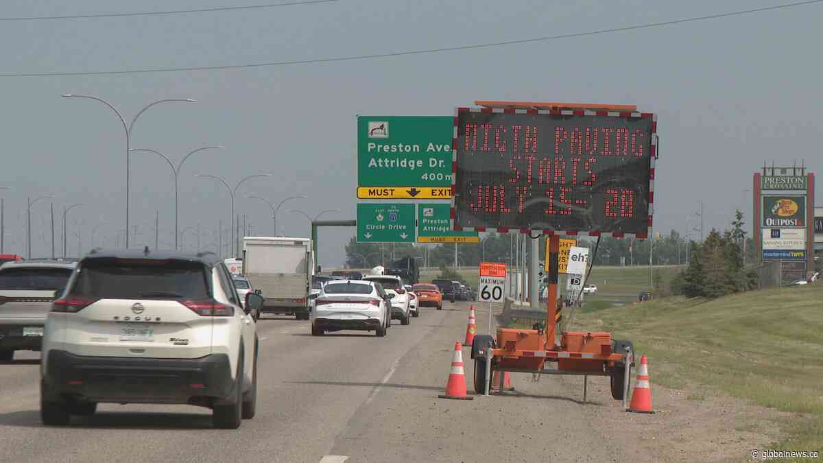 Saskatoon traffic having trouble getting around with construction throughout city