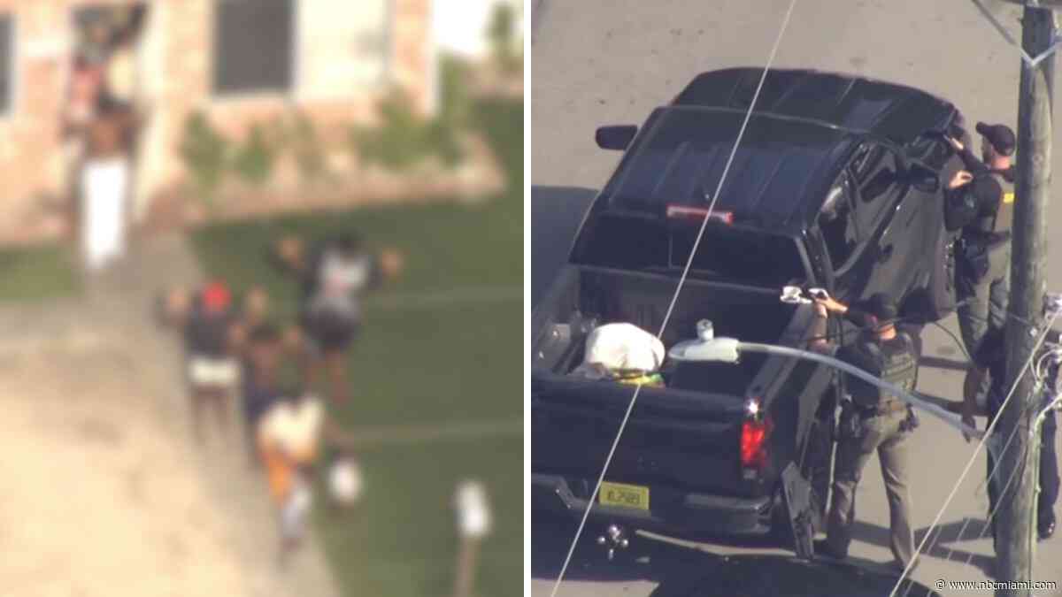 Police chase that began in Hallandale Beach ends with bailout into Fort Lauderdale home