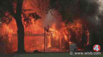 Authorities respond to two alarm garage fire on Lewiston Road