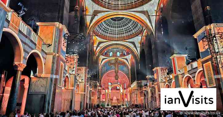 Westminster Cathedral lights up with immersive summer projection show