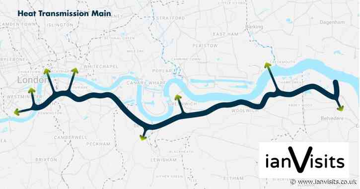 Plans unveiled for 2.5-metre-wide tunnels to carry waste heat beneath south London