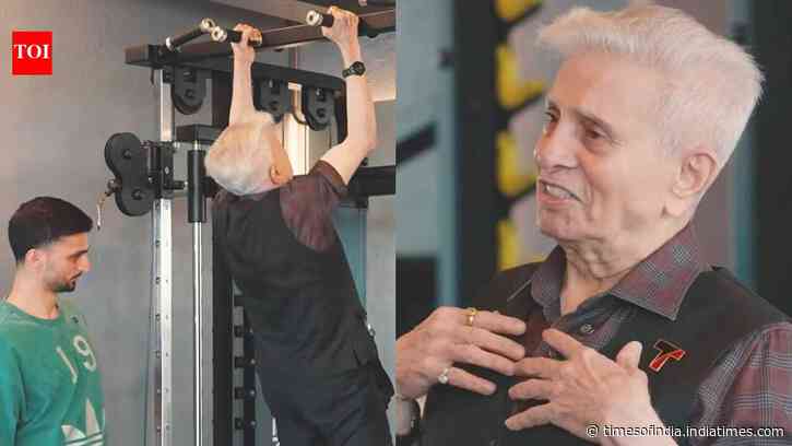 93-year-old fitness icon Madhukar Talwalkar stuns the internet with effortless chin-ups
