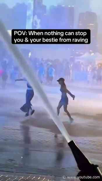 When the forecast says rain, but you & your bestoe say rave. 🌧️🎶 #dimitrivegaslikemike #rave