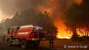 Paris bittet EU um Hilfe: Feuer in Frankreich wüten weiter - fast 30.000 Menschen evakuiert