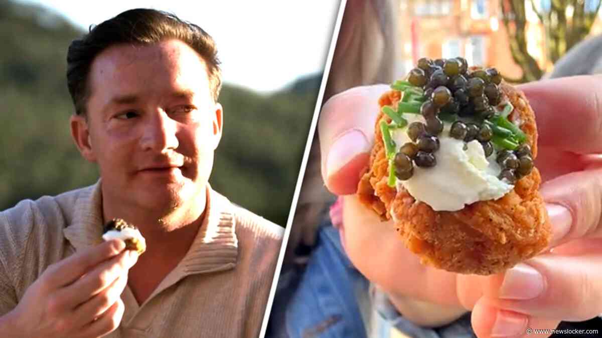 Bizarre snack in B&amp;B vol liefde: zo smaakt kipnugget met kaviaar