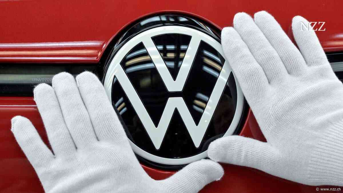 Der VW-Gewinn ist im zweiten Quartal um ein Drittel eingebrochen