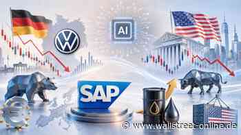 Öl- und Zollschock: DAX noch ruhig: VW und SAP patzen, Trumps Zollschock und Newmont glänzt
