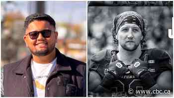 Friend says it 'means a lot' to see crash victim Bhishma Rajyaguru honoured before Roughriders game