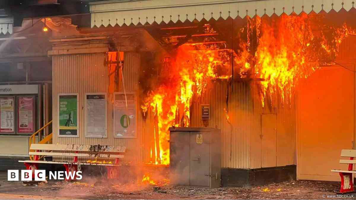 Train station 'significantly damaged' after fire
