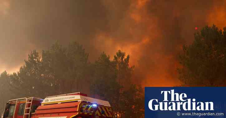 Thousands flee wildfires in France and Spain as temperatures reach extreme levels in southern Europe