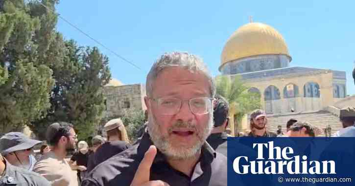 Israeli security minister joins Jewish extremists as they storm al-Aqsa mosque compound
