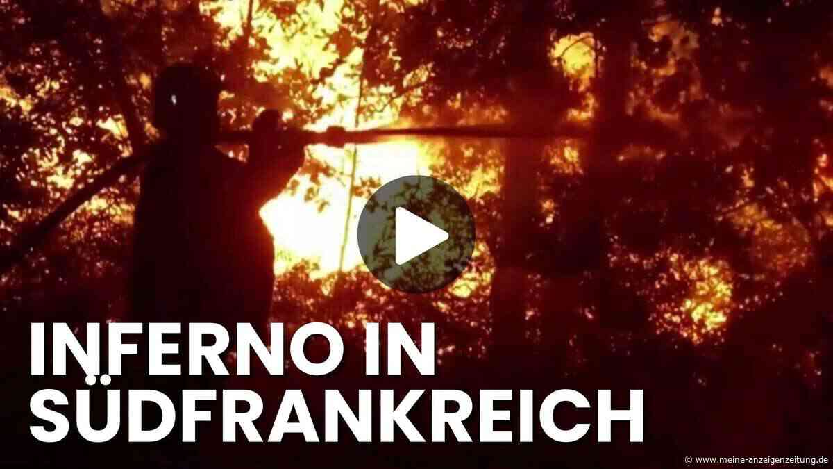 Waldbrand in Südfrankreich: 30.000 evakuiert, Häuser brennen bei Bordeaux
