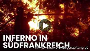 Waldbrand in Südfrankreich: 30.000 evakuiert, Häuser brennen bei Bordeaux