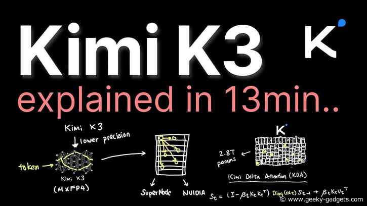 Moonshot’s Kimi K3 Features a 2.8 Trillion Parameter Scale
