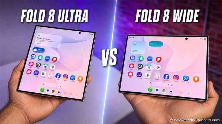 Samsung Galaxy Z Fold 8 or Z Fold 8 Ultra? the Choice is Harder Than You Think