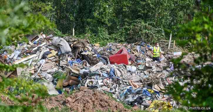 Fly-tippers dump 200 tonnes of waste in countryside
