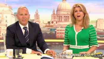 GMB's Kate Garraway steps in as man interrupts live broadcast with 'rude gesture'
