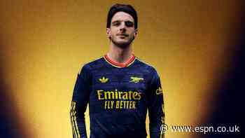 Arsenal's new away kit brings back cult 'bruised b...