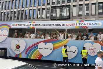 Tourismus zeigt Flagge beim CSD in Frankfurt