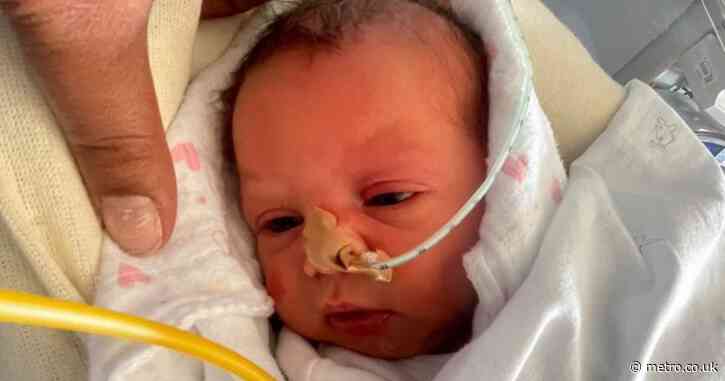 New mum stranded in Tenerife after giving birth five weeks early on ‘babymoon’