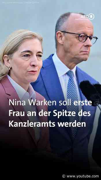 Nina #Warken wird die erste Kanzleramtschefin #merz #bundesregierung #kanzleramt #kanzler #kabinett