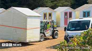 Empty beach huts that cost council £125k removed