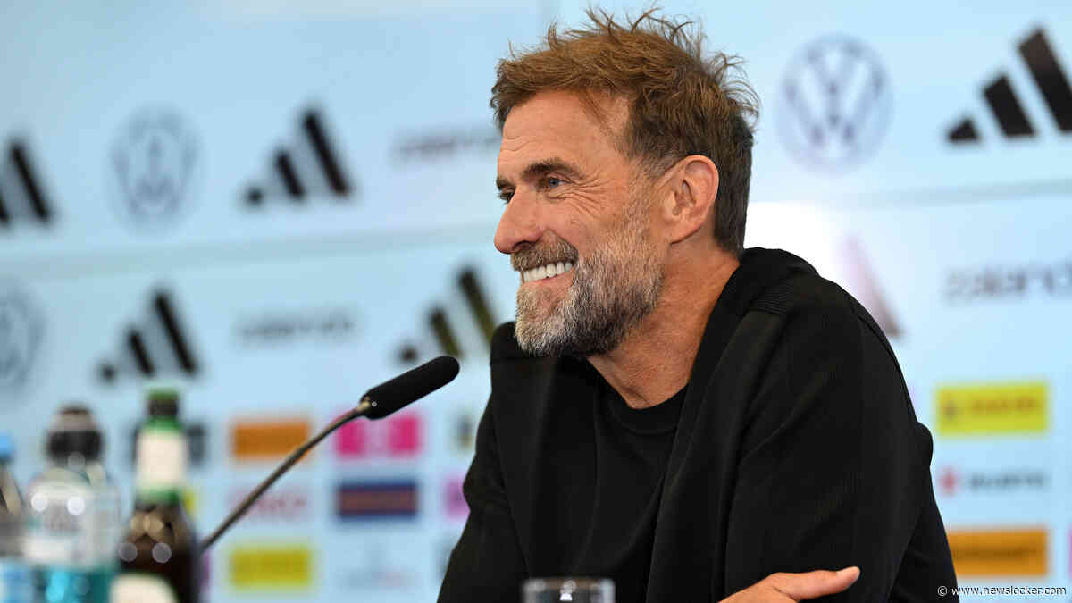 Jürgen Klopp fel bij presentatie als bondscoach: ’Ik heb gezien hoe jullie Nagelsmann en Tuchel behandelden’