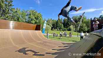 Skater sind „megahappy“: Neue Mini-Ramp auf Berghalde  eröffnet – mit Szenenapplaus
