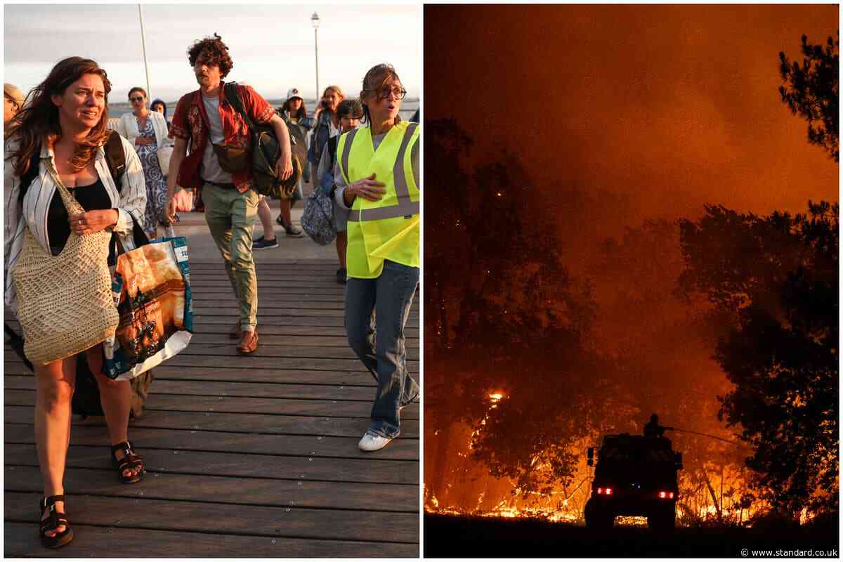 Cap Ferret wildfire: Get out now, Brits told as 'monster' blaze rages in French holiday hotspot