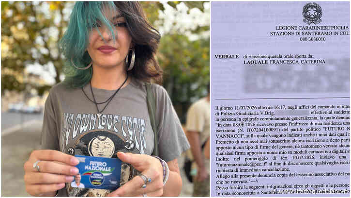 “Così mi hanno iscritta a Futuro nazionale senza il mio consenso”. La denuncia di una ragazza del Barese: il caso dei vannacciani a loro insaputa