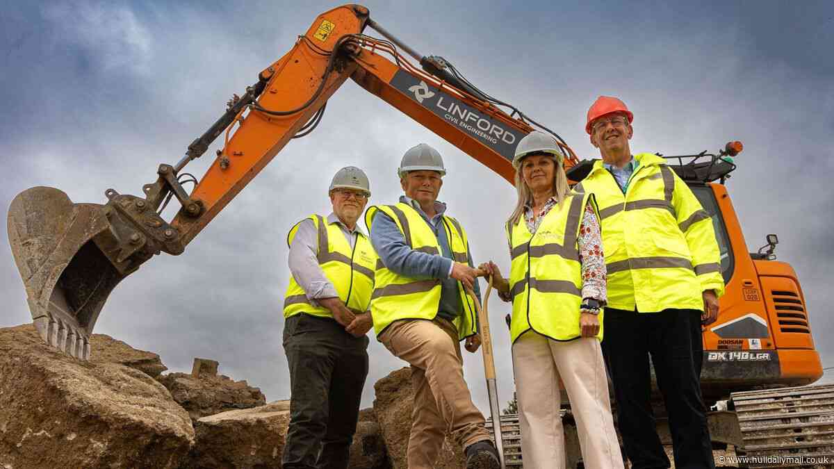 Affordable housing project under way for East Riding residents affected by coastal erosion