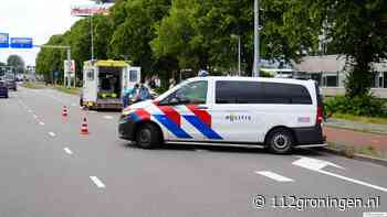 Scooter en fietser botsen op de Europaweg, 1 gewonde