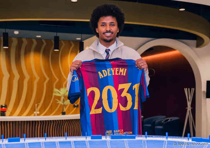 Adeyemi trains with Barcelona for the first time; unlikely to play against CE Europa