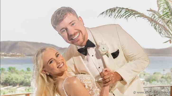 MrBeast ha sposato Thea Booysen: le nozze segrete del re di YouTube in un resort esclusivo ai Caraibi, agli appena 70 invitati il menù di sushi, wagyu e portate di pesce