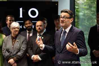 Burnham says he wants to ‘get Britain hoping again’ as he opens No 10 North