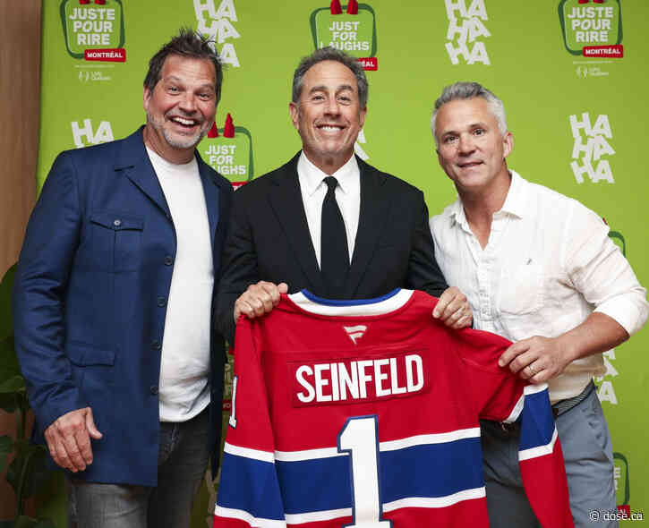 Martin St-Louis finally met his idol, Jerry Seinfeld
