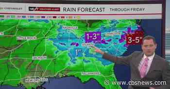 Flood Watch in effect as heavy rain soaks north Georgia