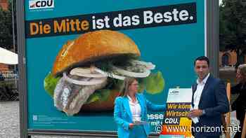 Landtagswahl in Mecklenburg-Vorpommern: CDU polarisiert mit Fischbrötchen-Wahlplakat