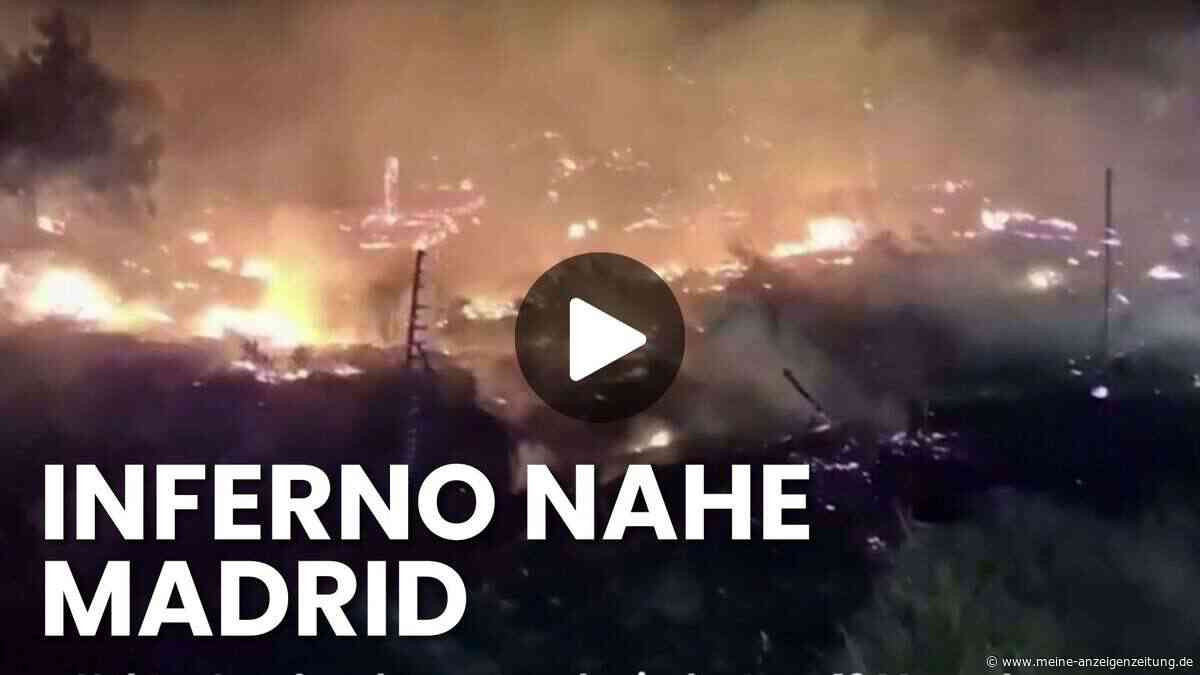 125.000 Hektar in Spanien abgebrannt: Inferno rückt immer näher an Madrid