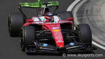 Leclerc fastest before stopping as Aston Martin hit early fault with new-look car