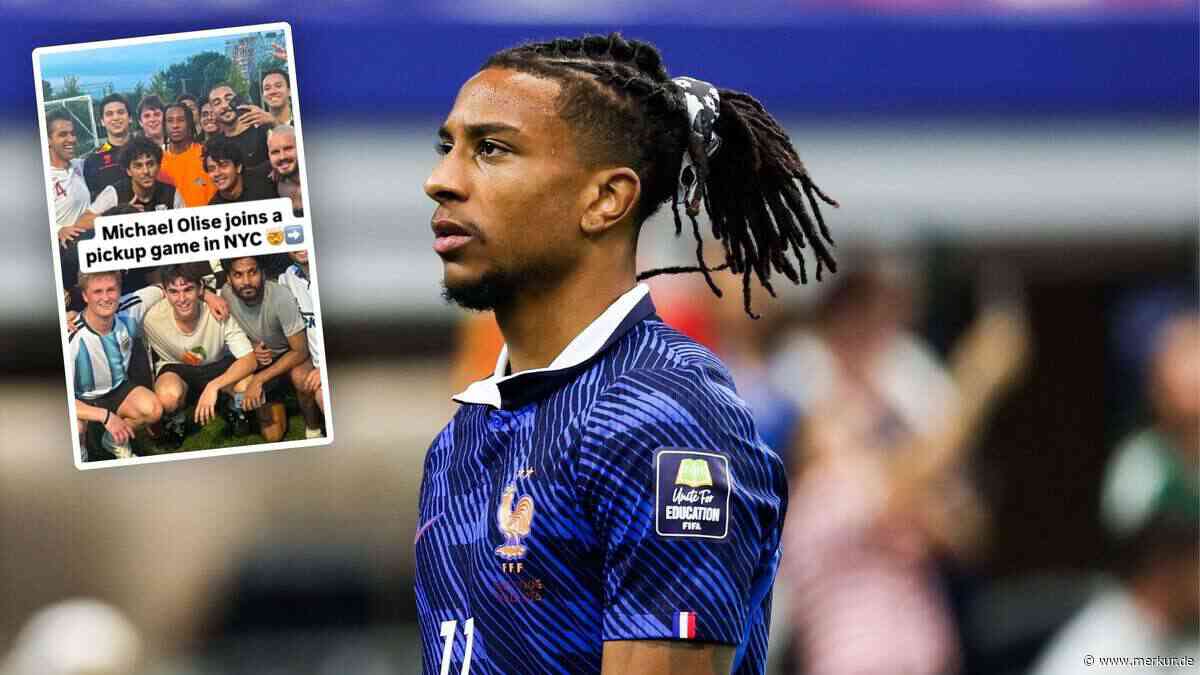 Bayern-Star Olise sorgt nach WM-Aus für kuriose Szenen in New York