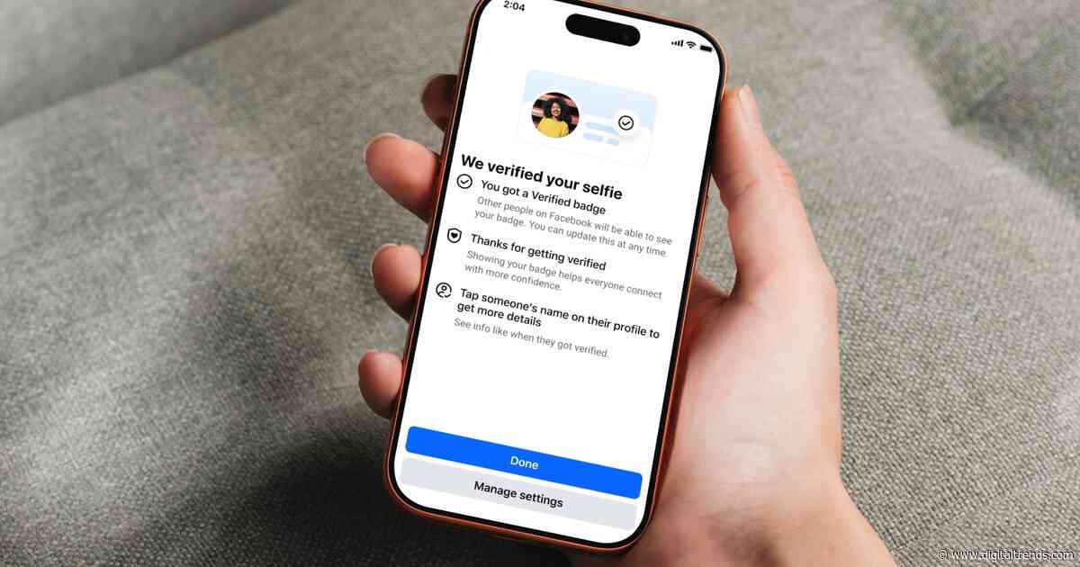 Facebook is getting a free verified badge to help spot real people