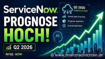 ServiceNow übertrifft Erwartungen im zweiten Quartal 2026 und hebt Jahresprognose an