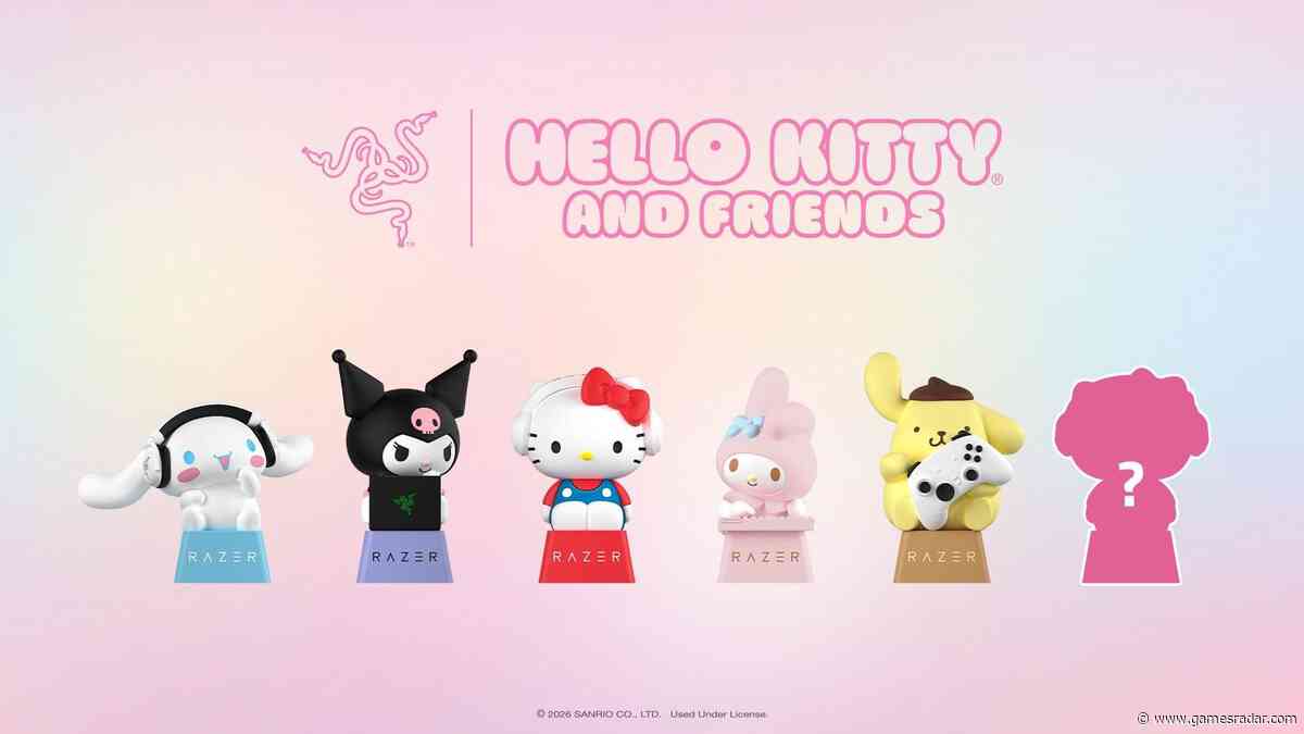 Razer's cute accessory trend continues as it unveils Sanrio keycaps featuring Hello Kitty and friends holding replicas of their best tech