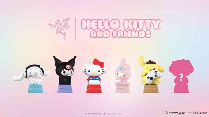 Razer's cute accessory trend continues as it unveils Sanrio keycaps featuring Hello Kitty and friends holding replicas of their best tech