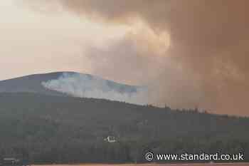 Smoke from Cairngorms wildfire drifts as far as Aberdeen
