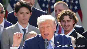 'Distressed' Dodgers star 'didn't want to be at' White House visit with Trump, body language expert reveals: 'Searching for an escape route'